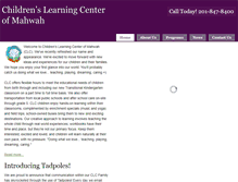 Tablet Screenshot of childrenslearningcenter.org